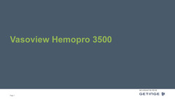 Vasoview Hemopro 3500 Inservice Presentation